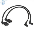 2X Ignition Coil Spark Plug Cap & Wire for Polaris RZR XP (2008–2014)