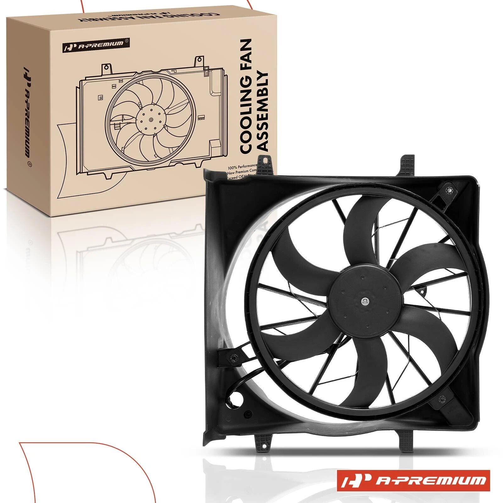 Cooling Fan Assembly with Shroud for Jeep Liberty (2004–2005)