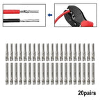 20 Pairs Metal Core Solar Connector Pins for