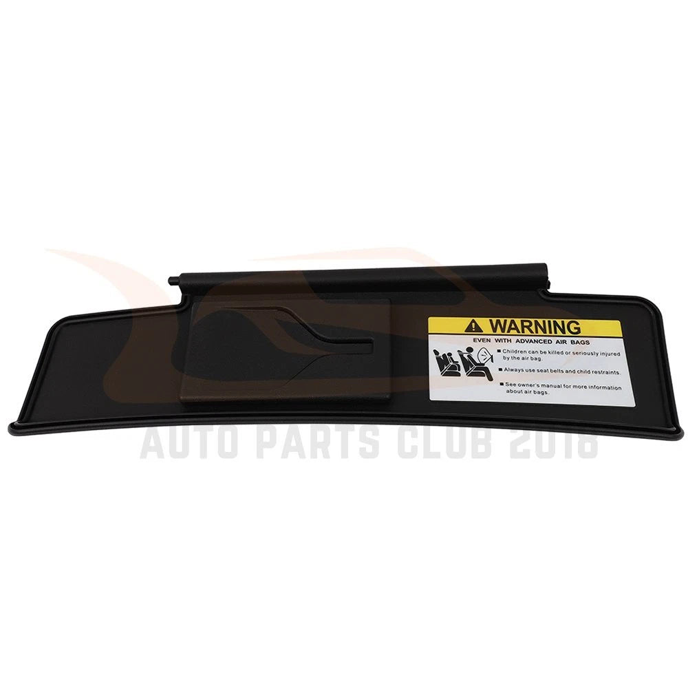 Black Front Left Driver Sun Visor for Mazda MX-5 Miata (2006-2015)