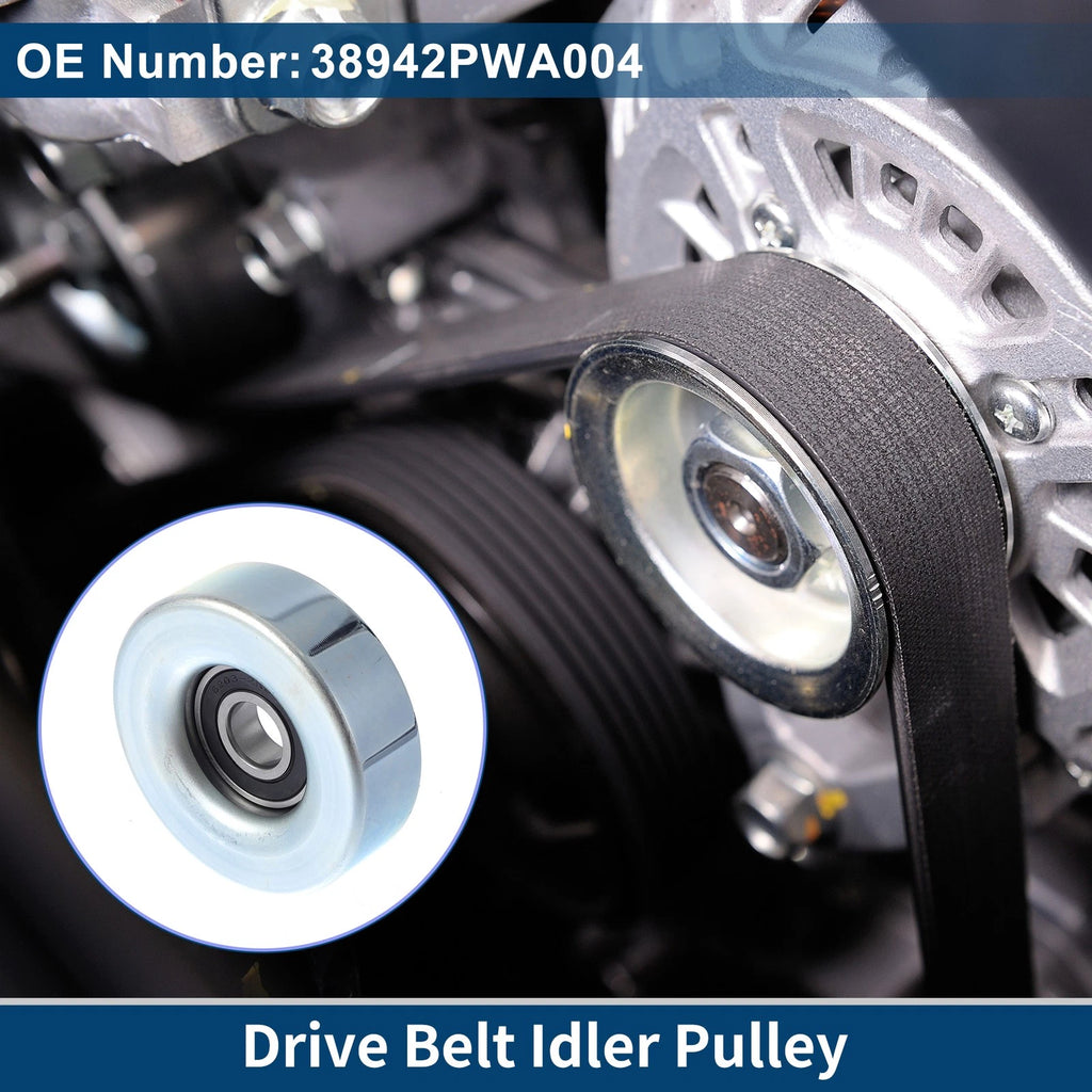 Drive Belt Idler Pulley for Honda Fit (2006–2008) No. 38942PWA004 1 Pc