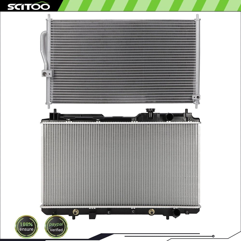 Radiator and A/C Condenser Kit for Honda CR-V (1997–2001)