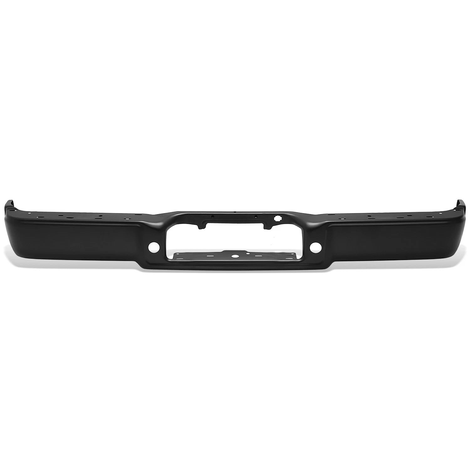 Rear Bumper Face Bar for Ford F-150 (2004–2006) Black Fleetside w/o Park Sensor Holes