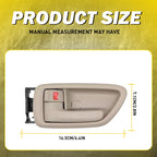 Beige Interior Door Handle Set for Toyota Sequoia Tundra (2001–2007)