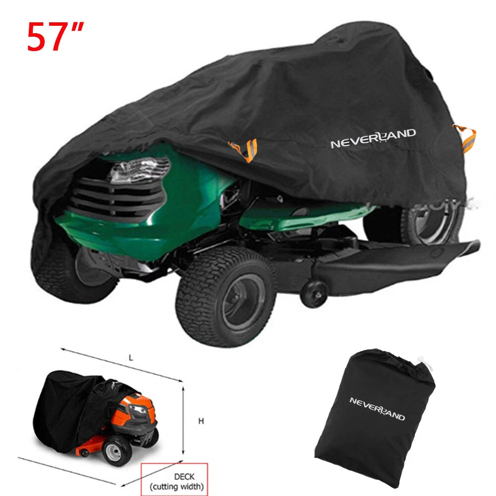 Lawn Mower Cover for Riding Mowers (Waterproof, Heavy Duty, UV, Snow Resistant)