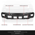 Front Bumper Face Bar for Chevy Silverado 1500 (2014–2015) w/ Park Sensors Holes