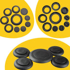 5X Wheel Hitch Puck Cover Plug Trim Ring for Ford Super Duty F-350 (2011–2023)