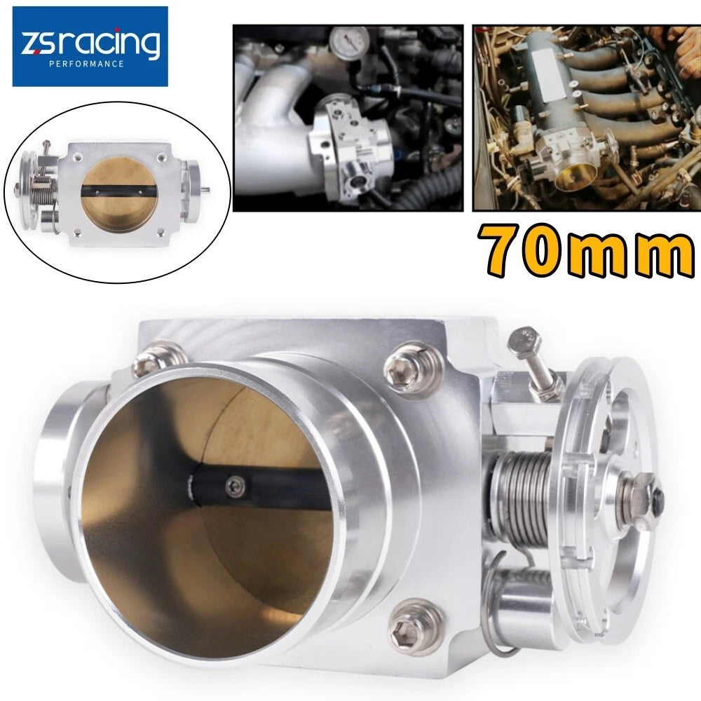 70mm High Flow Billet Throttle Body for Universal Applications (CNC)