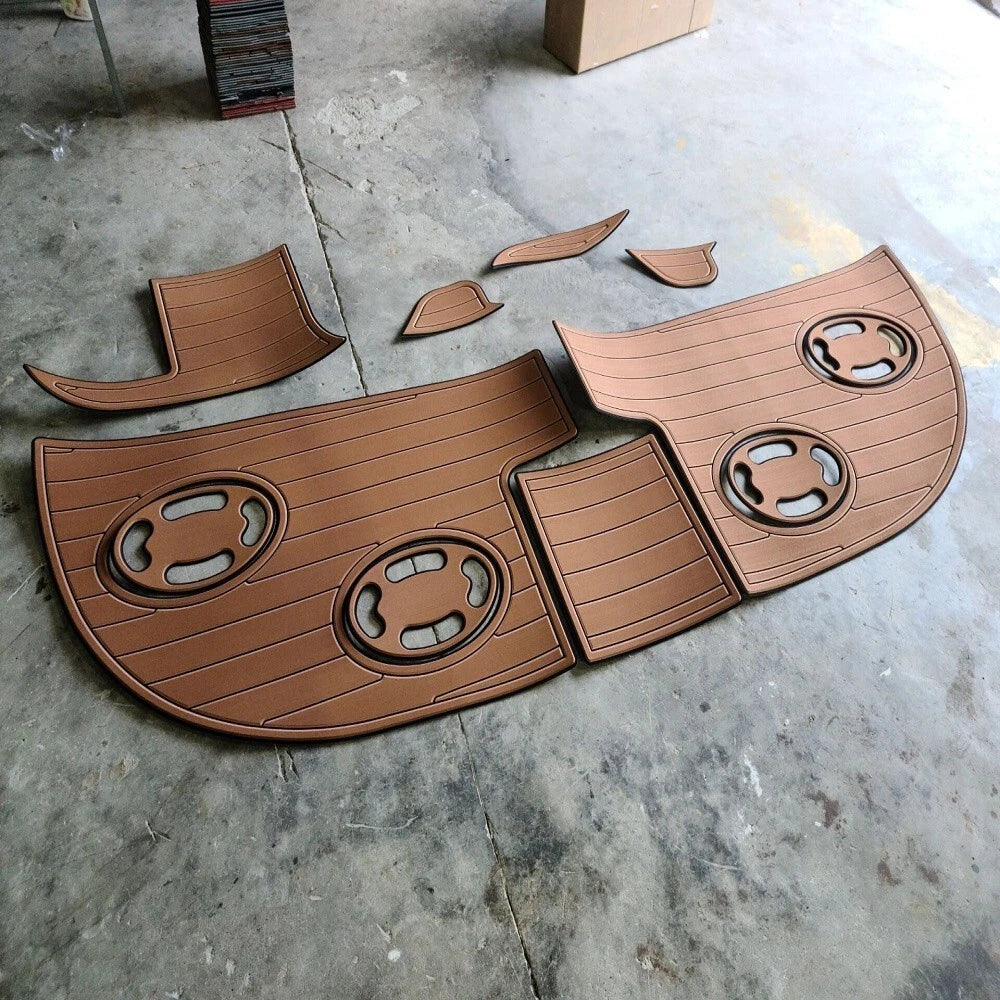 Swim Platform Pad for Sea Ray 340 Sundancer (2000) - EVA Foam Teak Deck Flooring