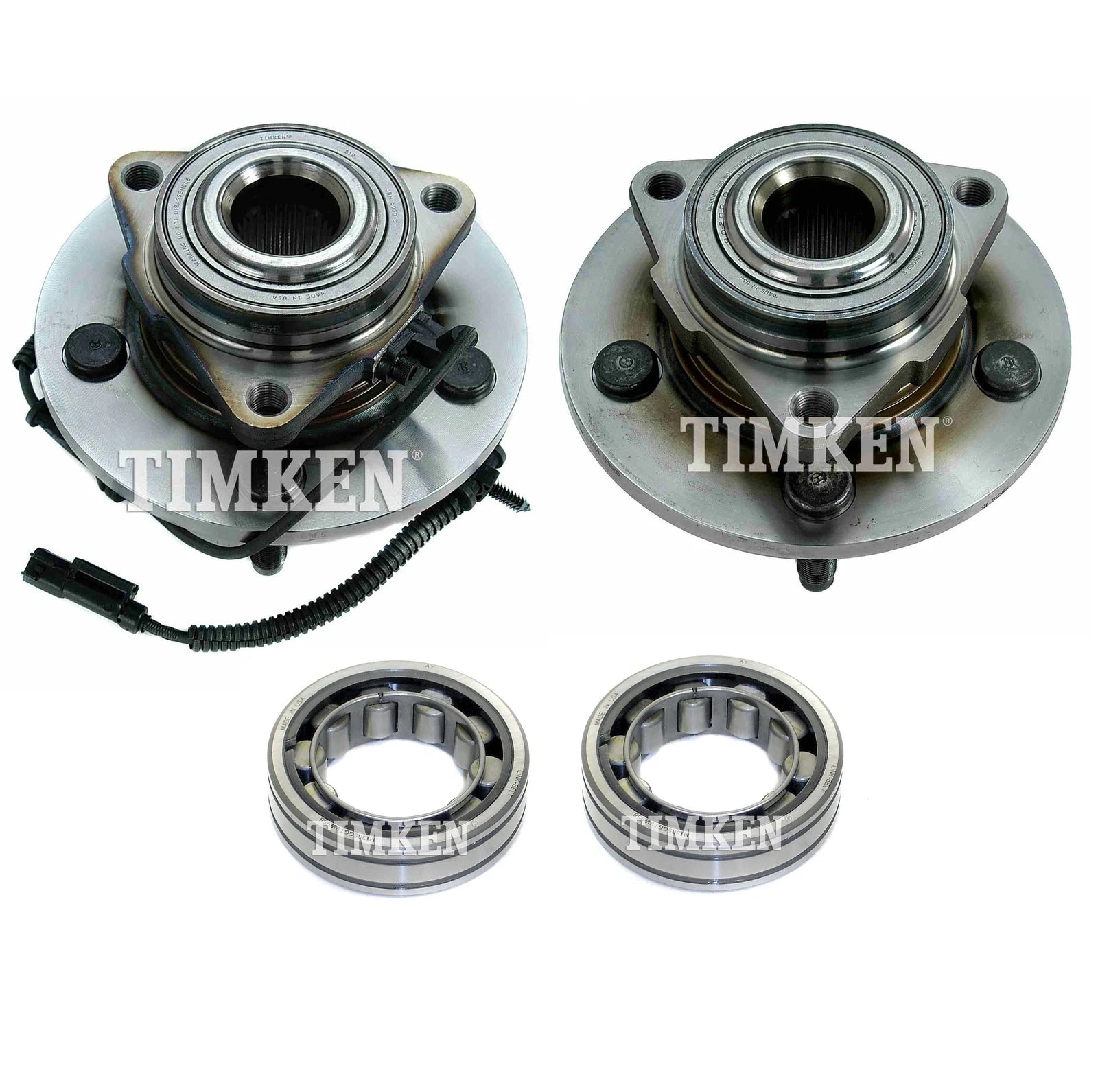 Wheel Bearings & Hubs Kit for Dodge Ram 1500 RWD (2019–2023) Timken