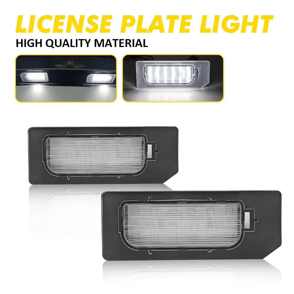 3W Full White LED License Plate Light Kit for Outlander Sport ASX (2010–2020)