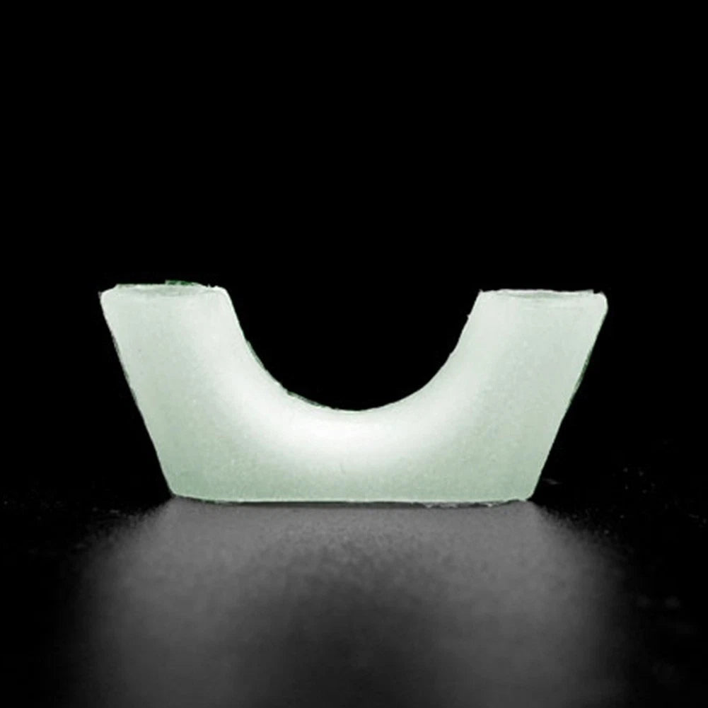 10Pcs Luminous Fishing Rod Rest Bracket Wear Guard Supplies