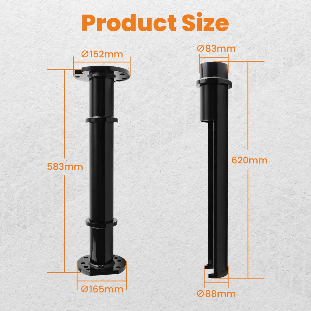 2pc Rear Axle Bearing Removal Puller Tool for Toyota Land Cruiser (1998–2008)
