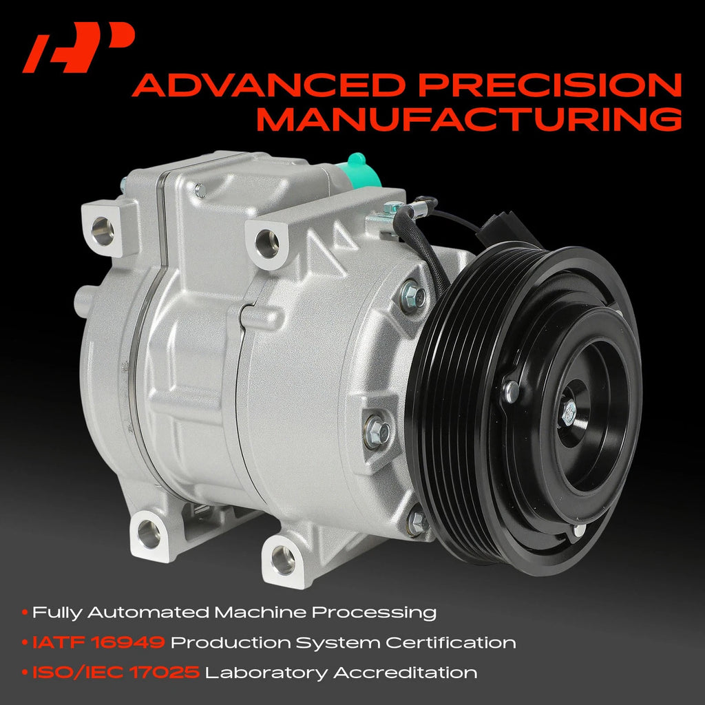 A/C Compressor with Clutch for Hyundai Sonata, Kia Optima (2009–2010)