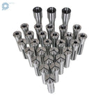 Set of 29 R8 Collets for Metric 1/32" - 1"