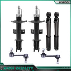 Set of 4 Front Struts Rear Shocks Sway Bars for Hyundai Santa Fe (2010–2012) & Kia Sorento (2011–2013)