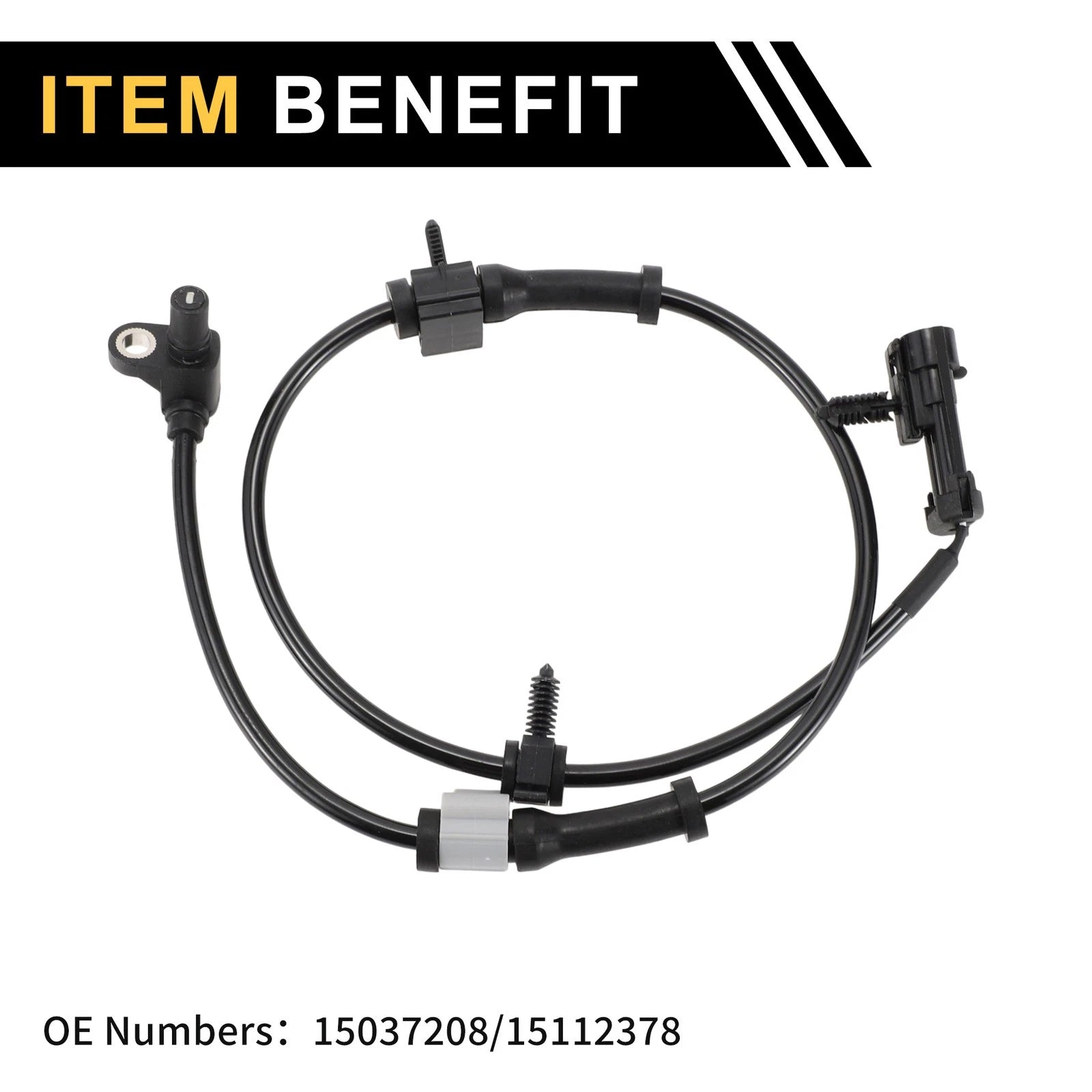 ABS Wheel Speed Sensor No. 15037208 for Chevrolet Silverado 2500 (2001–2004)
