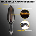LED Sequential Turn Signal Tail Lights for Honda Motorcycle