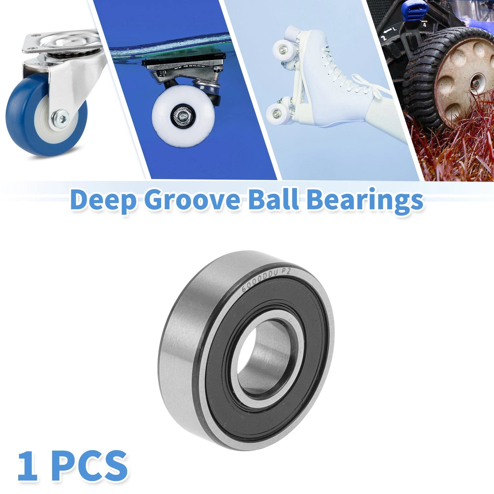 Deep Groove Ball Bearing P2 for Scooter Skateboard Wheel (10x26x8mm)