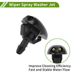 Windshield Washer Nozzle with Hose Connector for Nissan (No. 289313S500)