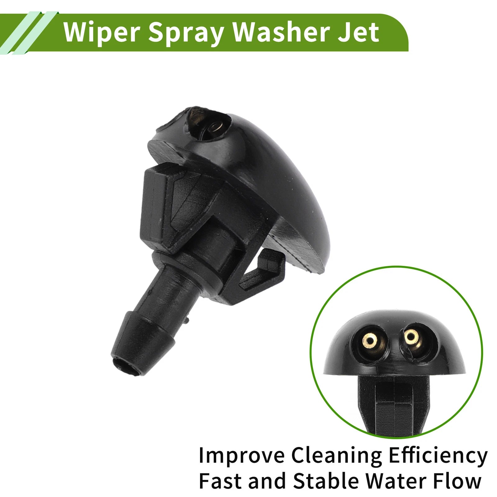 Windshield Washer Nozzle with Hose Connector for Nissan (No. 289313S500)