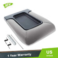 Armrest Cover for Chevy Silverado Sierra (1999-2007) Gray Leather