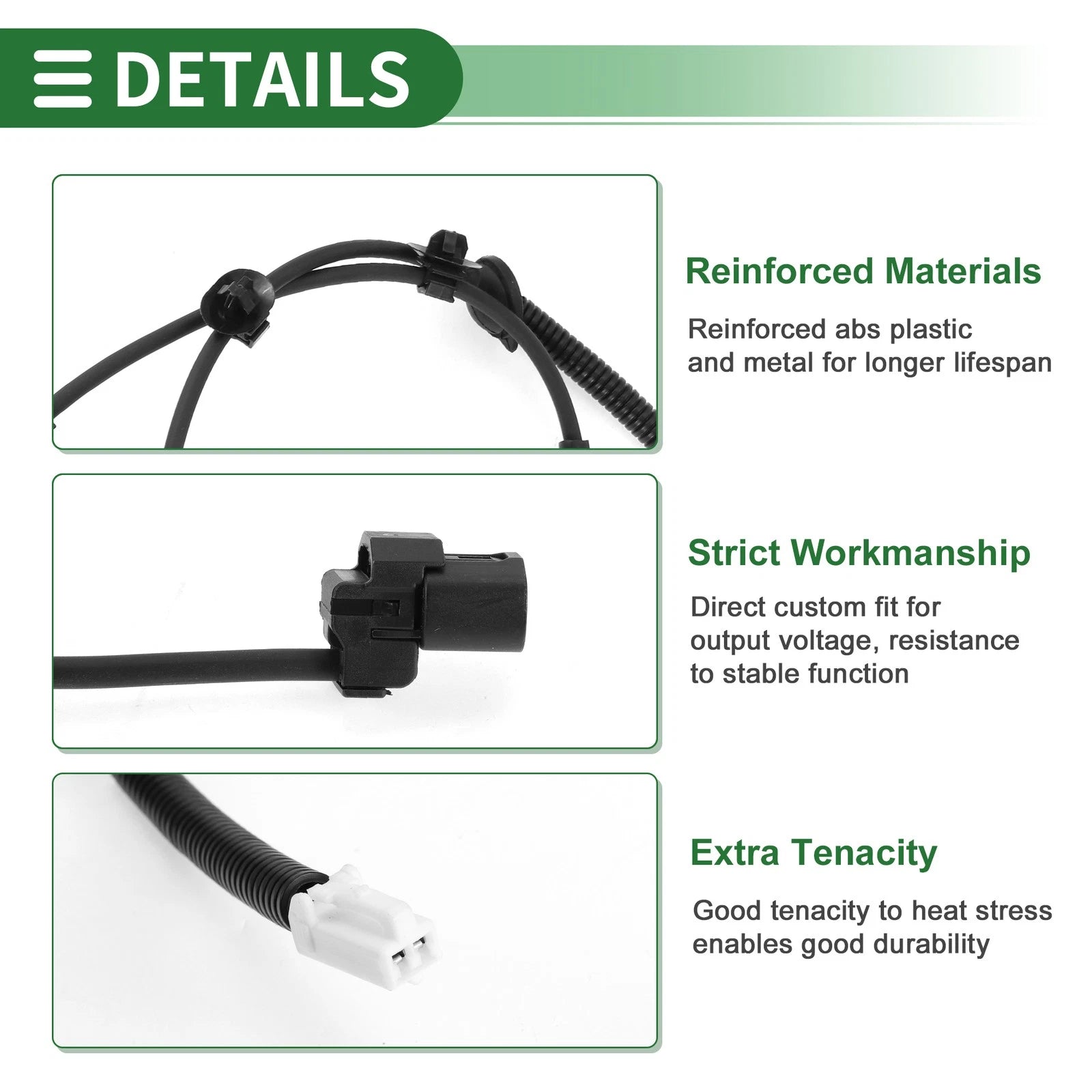 ABS Wheel Speed Sensor No. 895160F010 for Toyota Corolla (2014–2019)