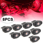 8pcs 9W LED Under Body Rock Light for Jeep (Offroad Truck SUV)