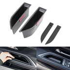 Interior Front Side Door Storage Box for Peugeot 3008 GT (2016-2017) Black