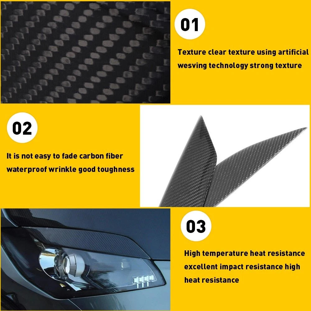Carbon Fiber Headlight Eyelids for Nissan 350Z (2003–2009) EOJ