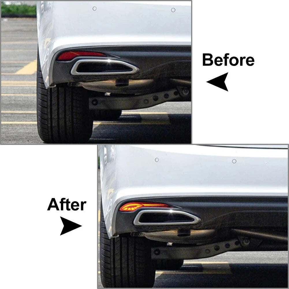 Rear Bumper Lights Tail Lights Turn Signal for Chevrolet Malibu (2019–2023)