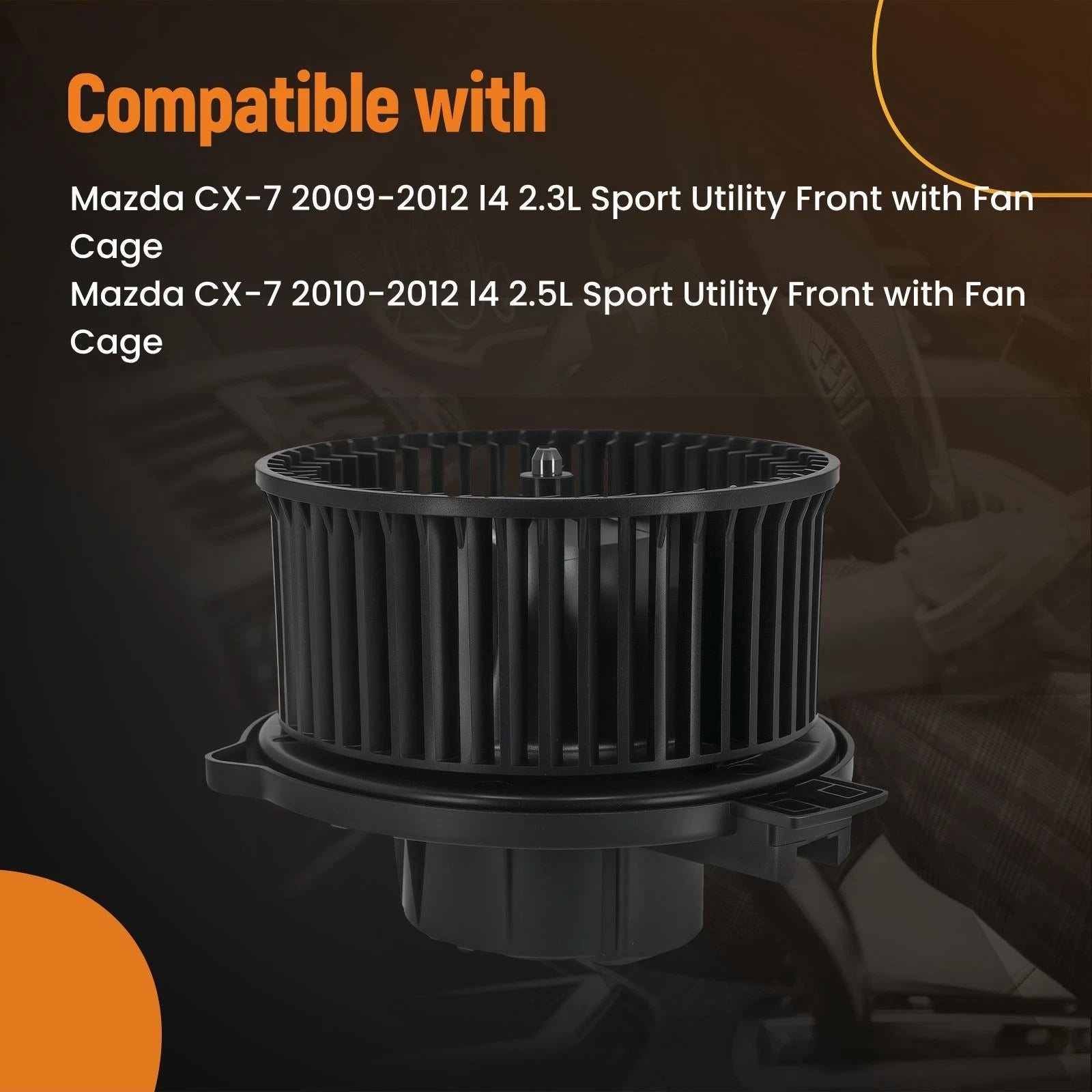 HVAC Blower Motor for Mazda CX-7 (2009-2012)
