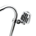 Chrome Furious Flame 3" Stem 1.25" Foot Peg for Honda Shadow Harley Road King