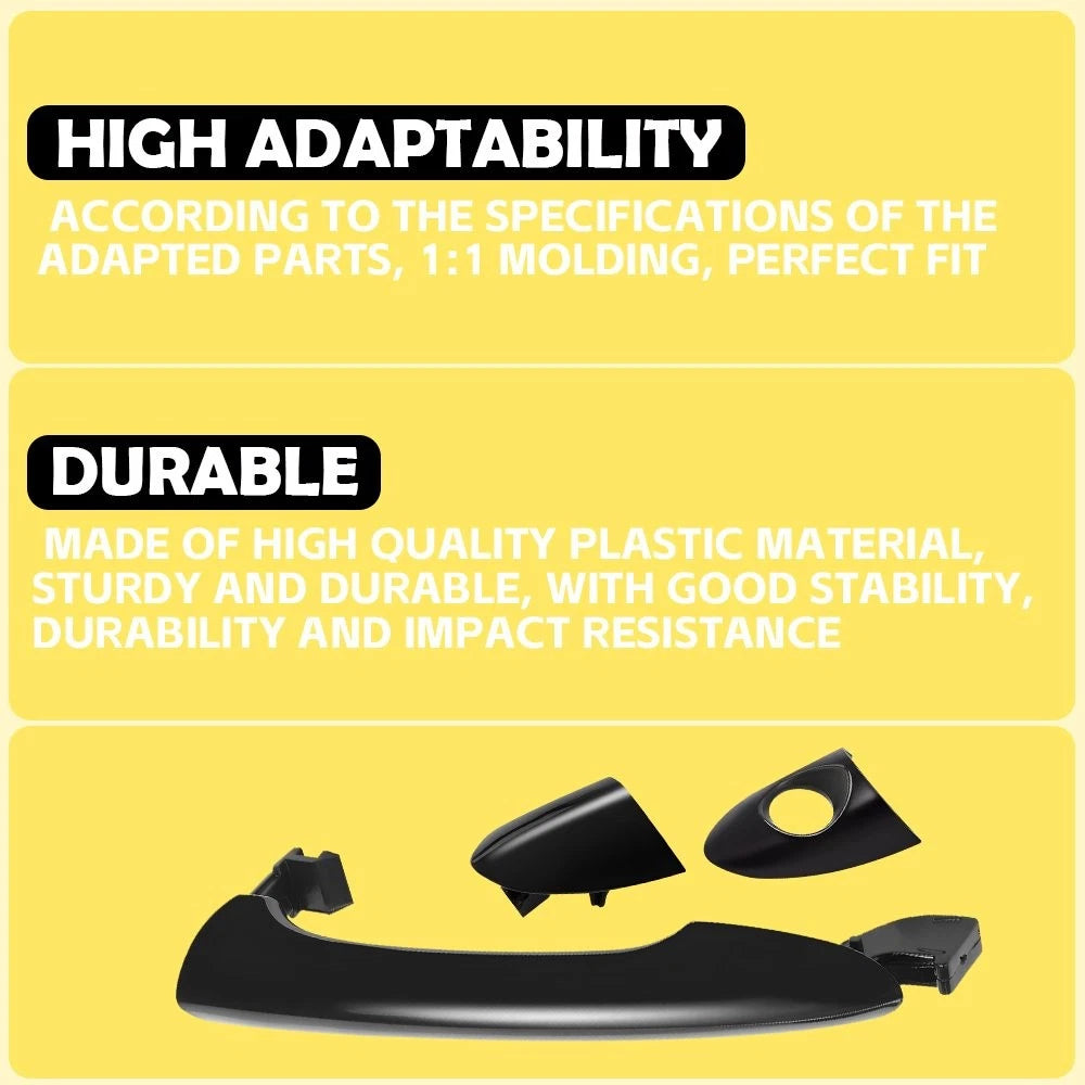 Pair Front Outside Door Handles for Hyundai Sonata (2011–2015)