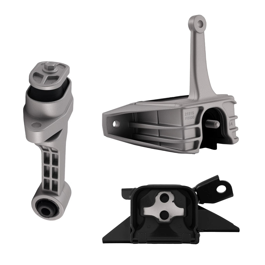 Set of 3 Engine Motor & Transmission Mounts for Hyundai Elantra 2.0L (2017–2018)