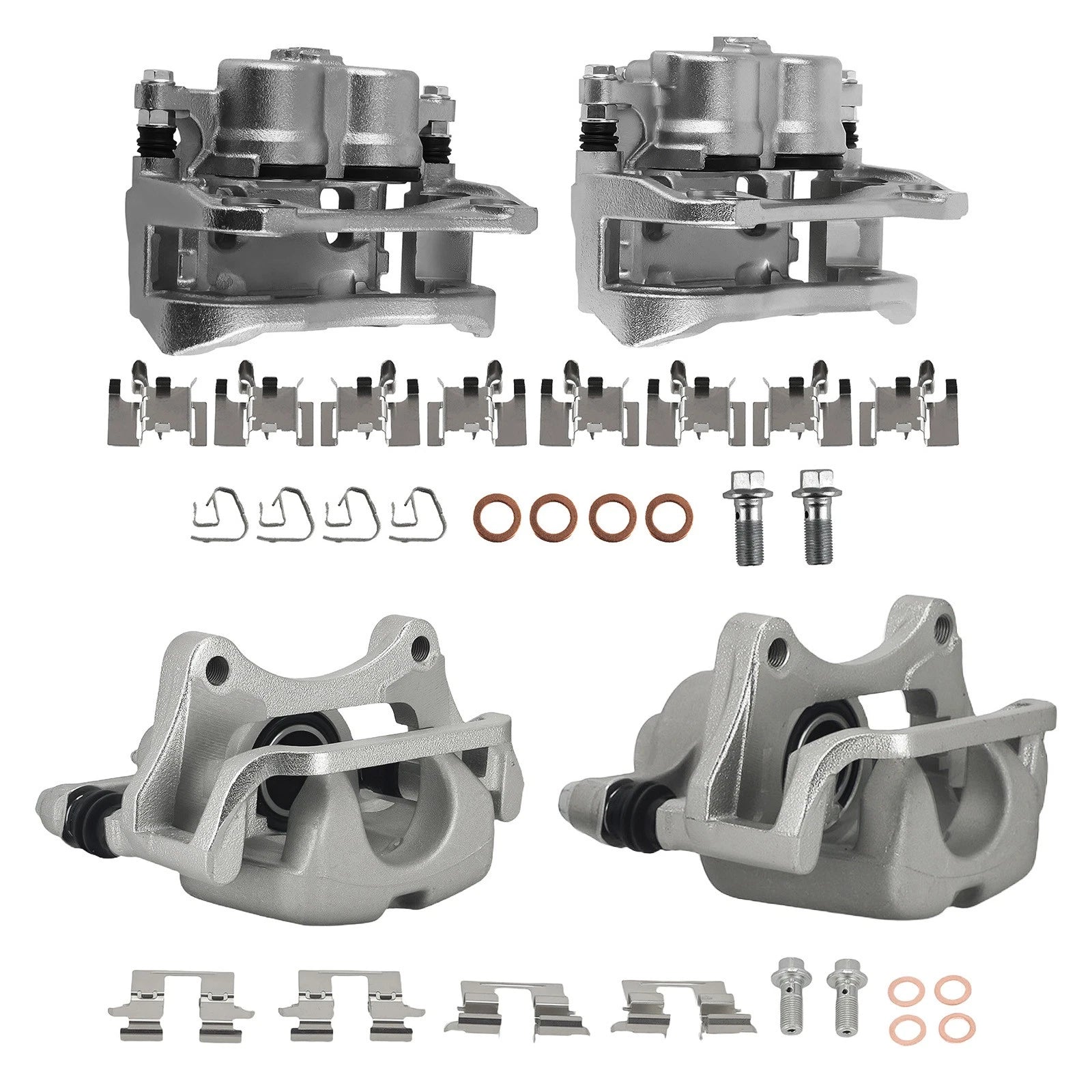 Set of 2 Front Rear Disc Brake Calipers for Toyota Highlander (2010–2013) 19B6274 19B6275