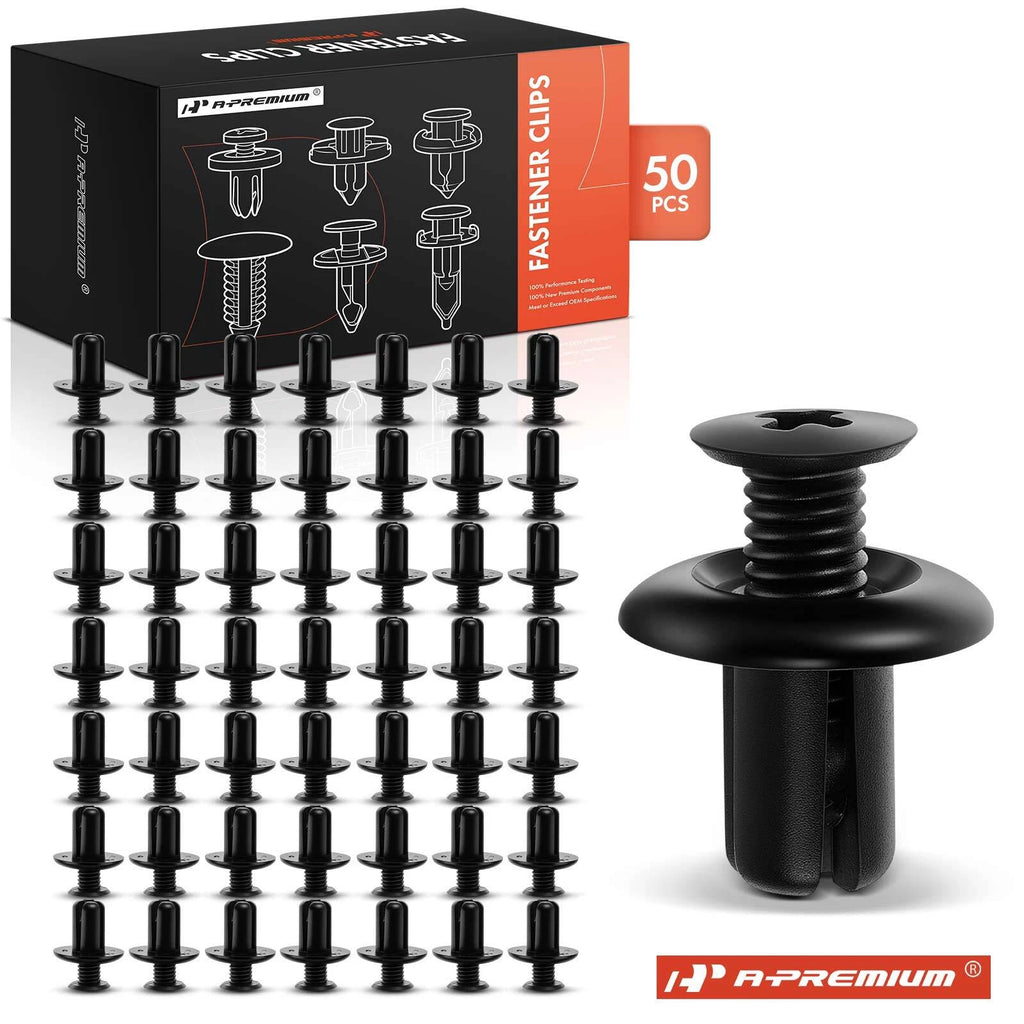 50Pcs Screw-Type Fender Liner Retainer Clips for Hyundai Kia 