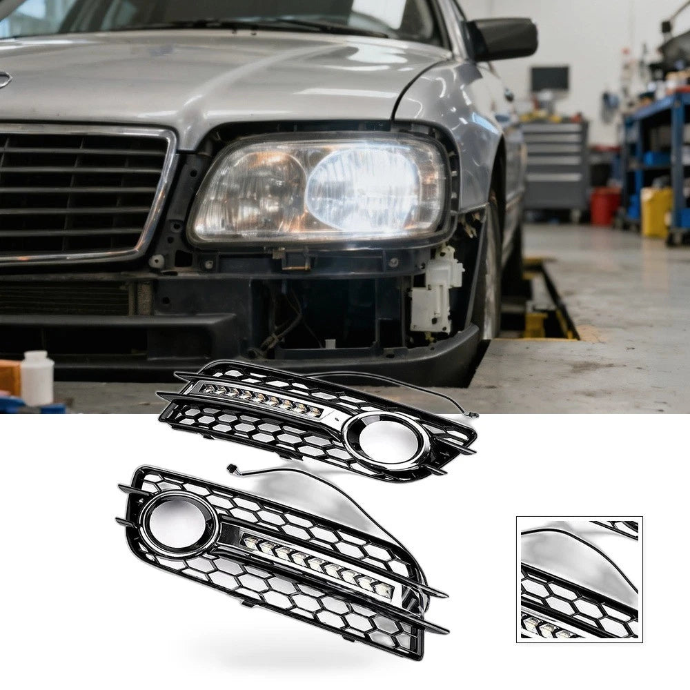LED Flow Daytime Running Light Yellow Turn Signal Fog Light Frame for Honda (2009–2011)