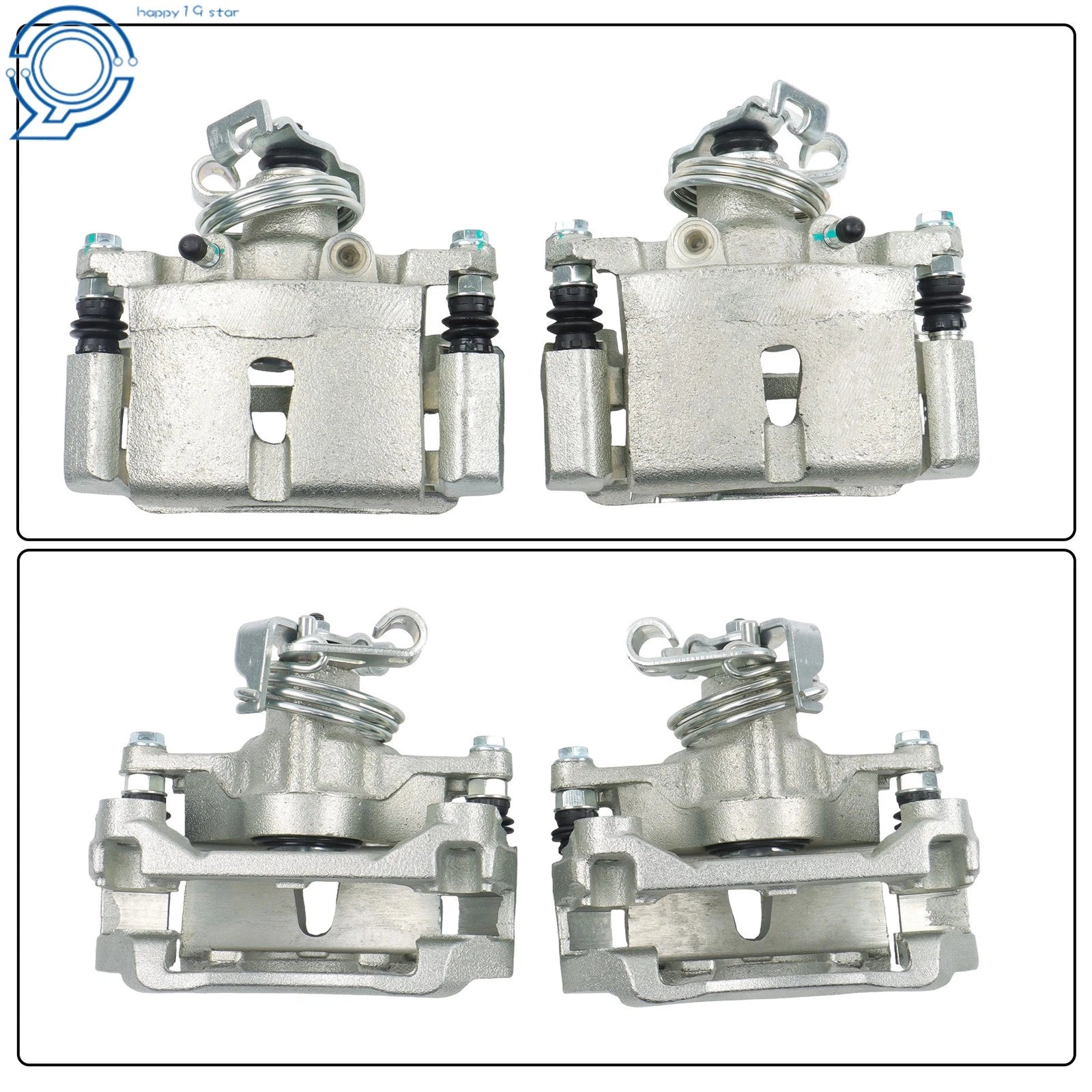 2X Brake Caliper with Bracket for Buick Chevy Uplander Pontiac Saturn
