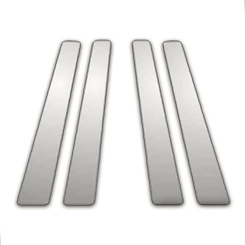 Chrome Pillar Post Covers Set of 4 for Mercedes S 550 (2007–2013)