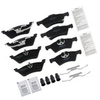 Front & Rear Ceramic Brake Pads Kit for Dodge Caravan (2001–2007)