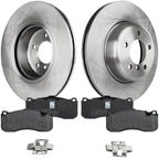 Front Brake Disc Rotors and Pads Kit for BMW 135i (2008–2013)