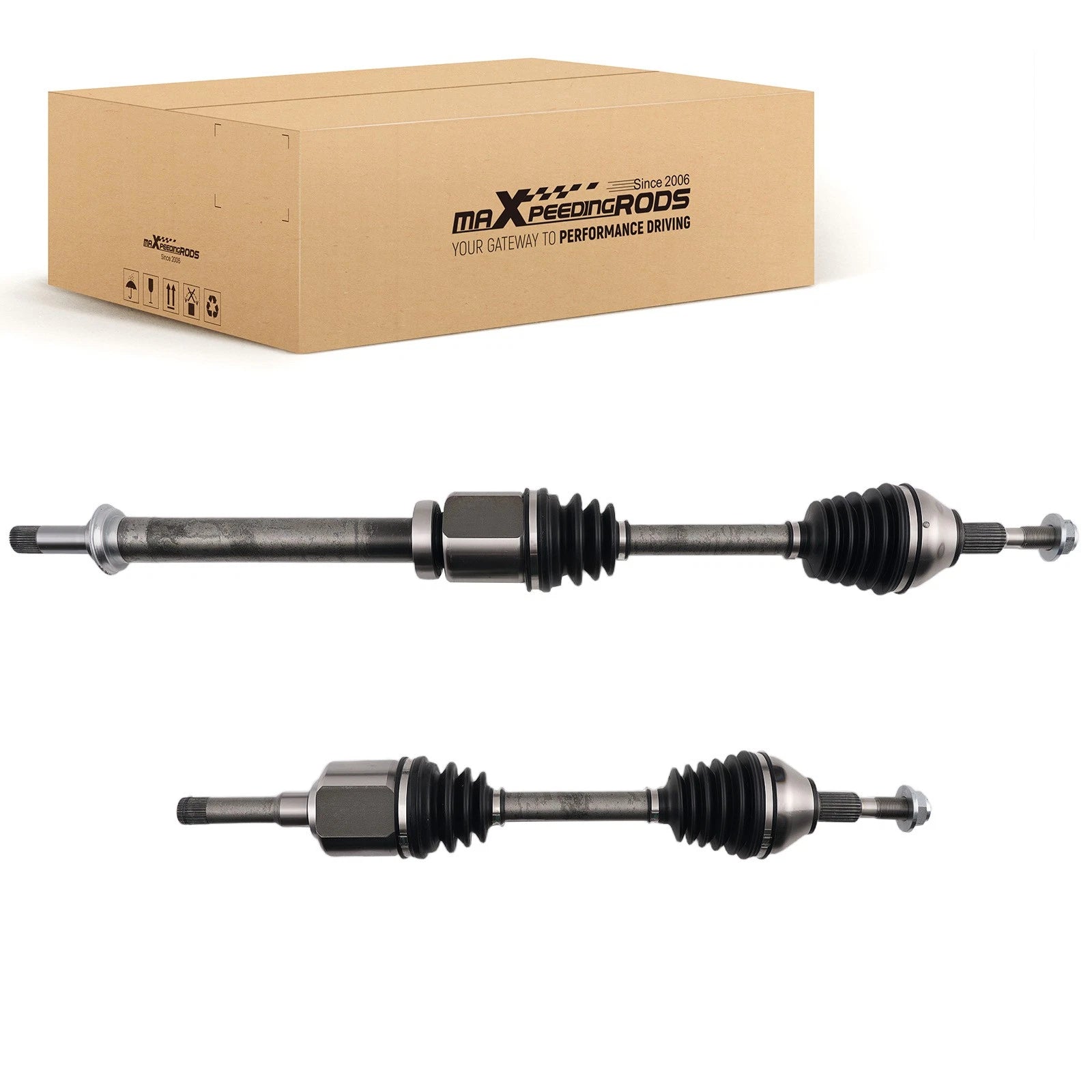 Pair Front CV Axles for Ford Fusion Lincoln MKZ (2014–2016)