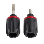 Crash Slider Protection for Honda CB650R (2019–2020) - Aluminum Frame, Red