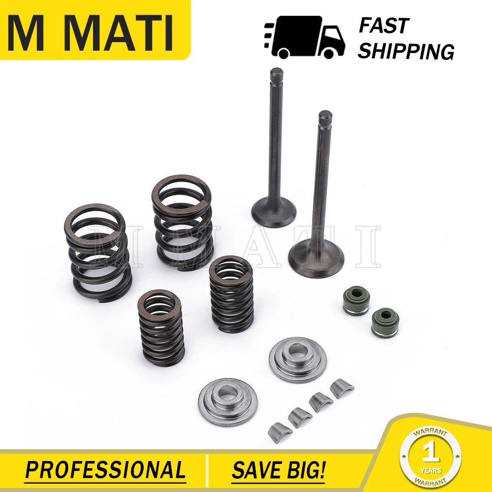 Intake Exhaust Valves for Honda XR100R (1986–2003), XR80R (1985–2003), CRF100F CRF80F (2004–2013)