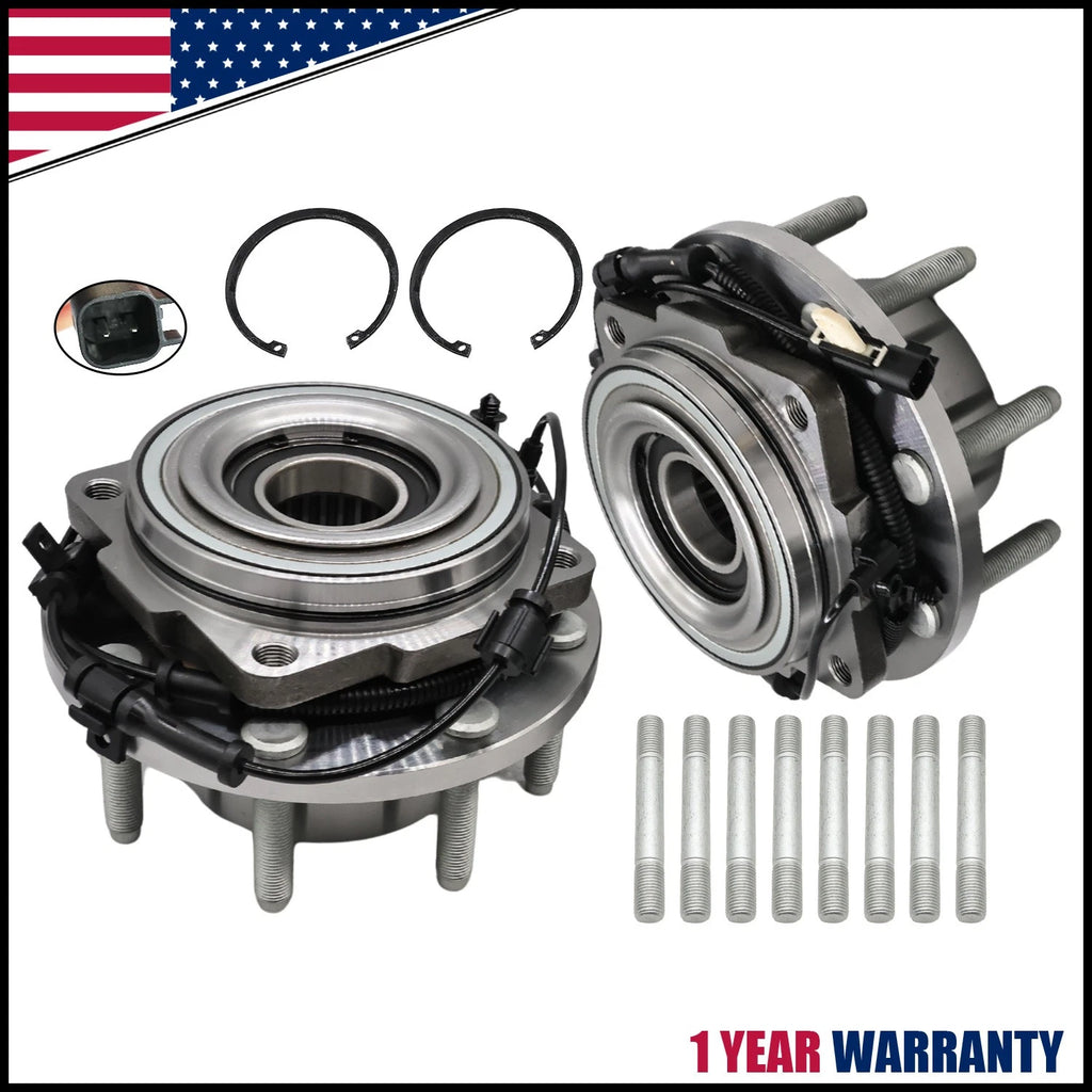 2X Front Wheel Hub Bearing for Ford F-250 F-350 Super Duty (2011–2016)