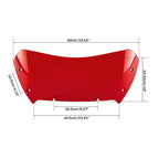Red Windscreen Windshield for Harley CVO Road Glide ST FLTRX FLTRXSE (2023-2025)