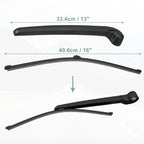 Rear Wiper Blade Arm Set for Audi A4 Allroad Quattro (2009–2016)
