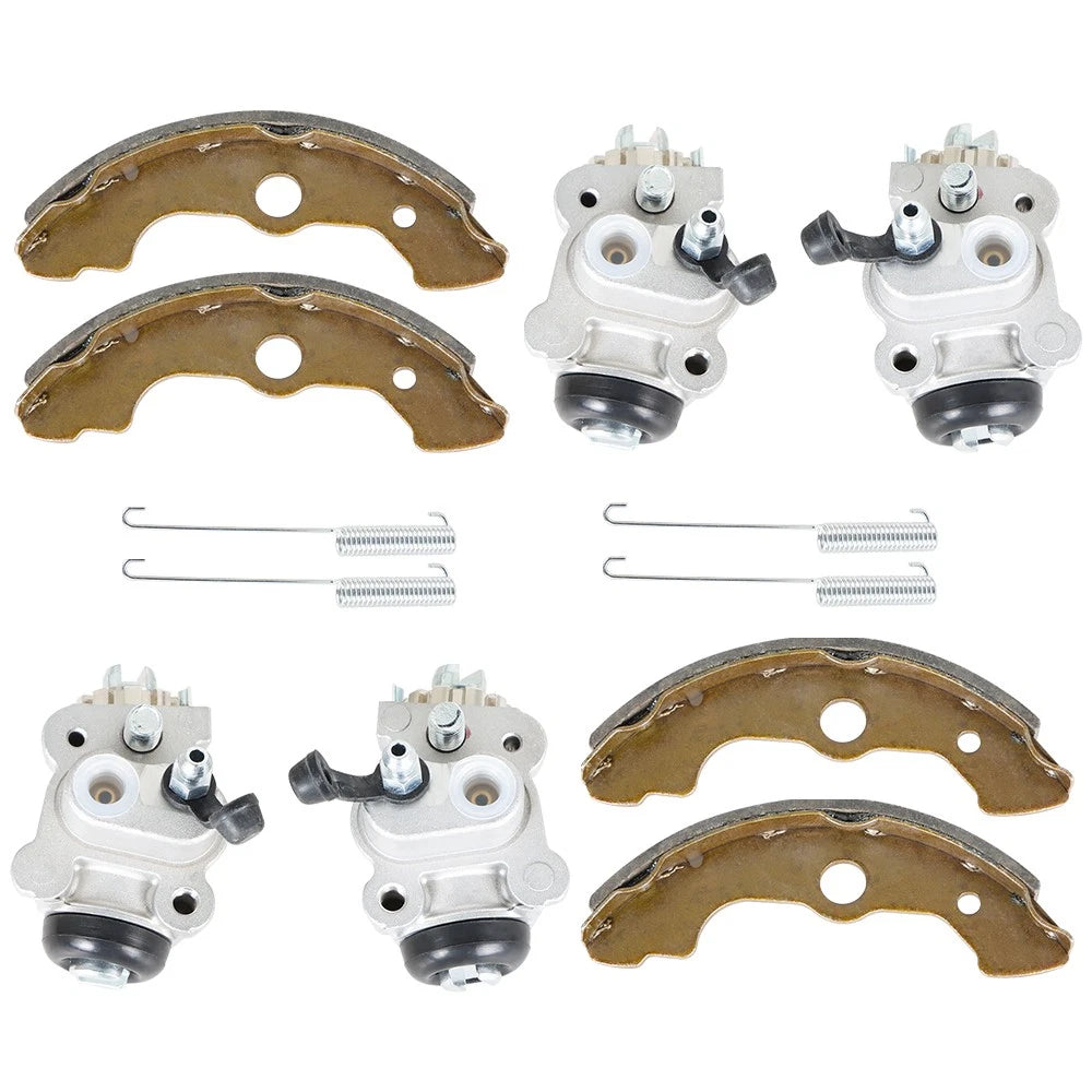 Set of 4 Brake Wheel Cylinders with Shoes for Honda Foreman 450 (1998–2004)