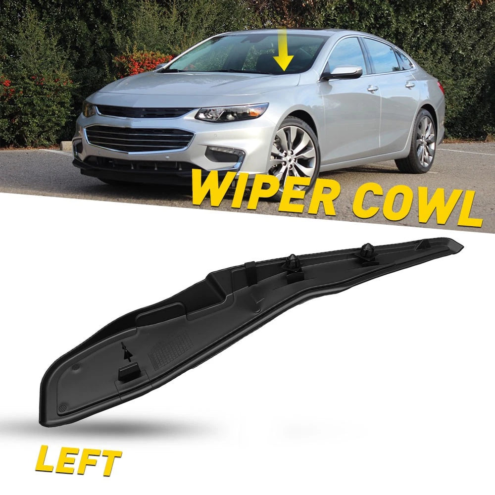 Front Left Air Inlet Grille Cowl Extension Cover for Chevy Malibu (2016–2025)